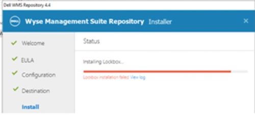 WMS 저장소 4.4를 설치하지 못함