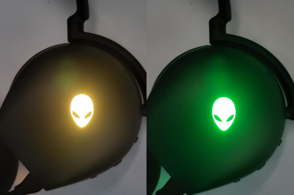 Alienheadロゴ – 黄、緑