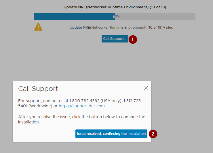 Riprovare l'attività