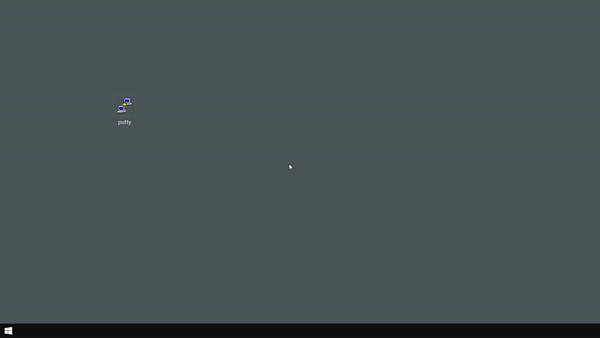 Putty connection