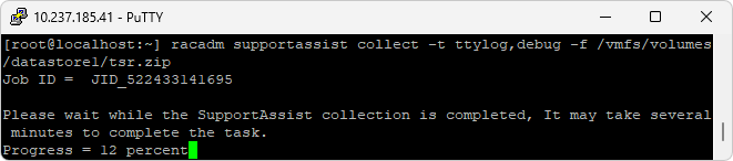 run racadm command