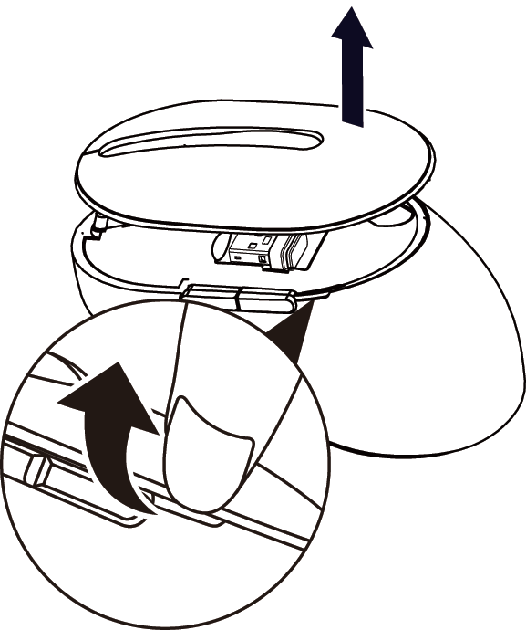 Rimozione del coperchio