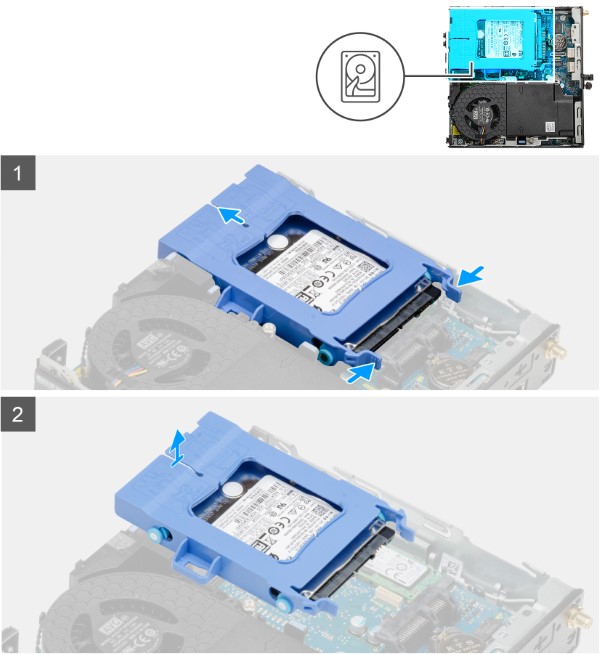 Optiplex 3080 MFF HDDAssembly