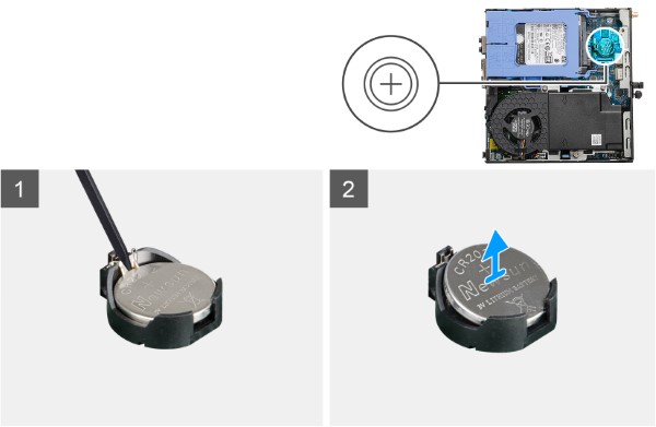 Célula tipo moeda OptiPlex 3080 MFF