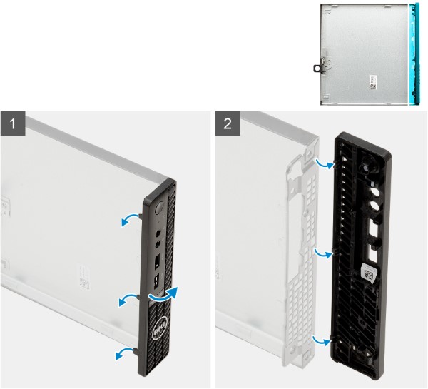 OptiPlex 3080 MFF前面ベゼル1