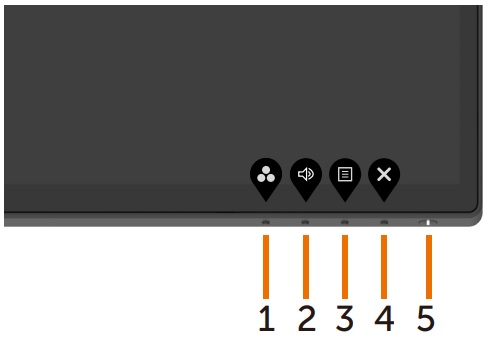 U4320Q_Front_Buttons_BK