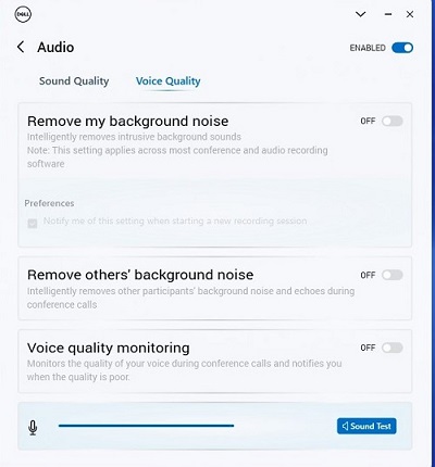 Možnost MyDell je zašedlá