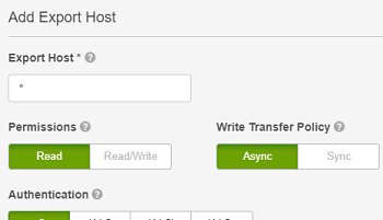 The Export Host Option in the ECS UI File Menu has been changed to Sync (default is Async)