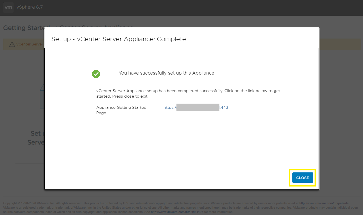 Nastavení dokončeno