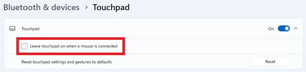 Le pavé tactile d’un ordinateur portable Dell peut ne pas répondre après la déconnexion de la souris Bluetooth.
