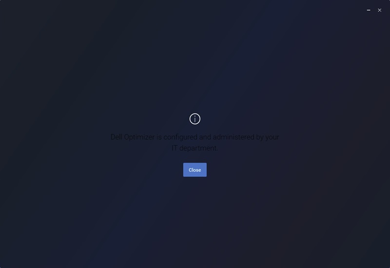 Dell Optimizer Showing Black Text