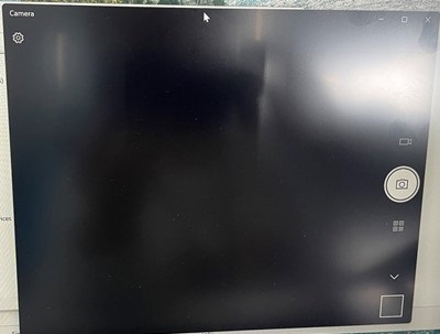 L’aperçu de la caméra peut afficher un écran noir.