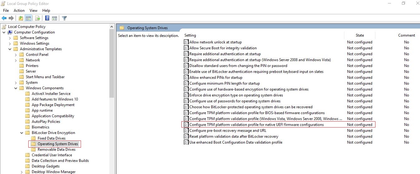 Operating System Drives