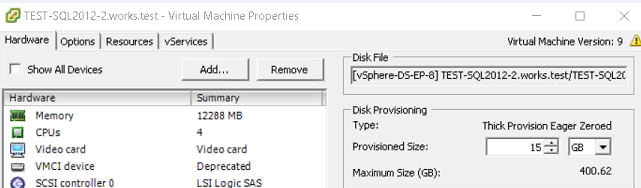 Virtual Machine Properties