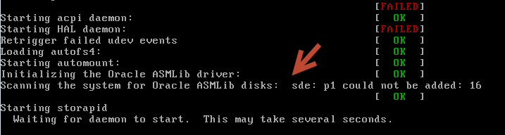 Escaneando el error del sistema