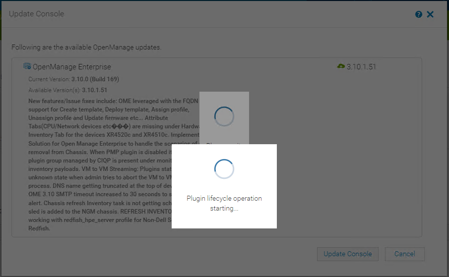 Interfaccia utente della console