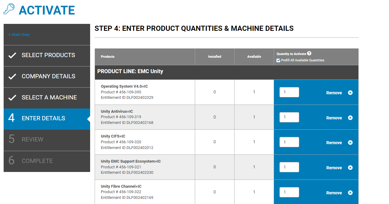 PRODUKTMENGEN UND MASCHINENDETAILS EINGEBEN