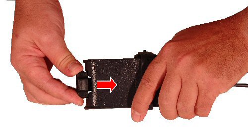 Alignez le cordon d’alimentation