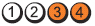 3 e 4 acesos