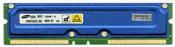 Esempio di modulo di memoria in linea Rambus