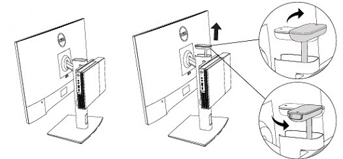 显示器快速拆装
