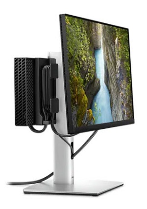 支架,带显示器和计算机