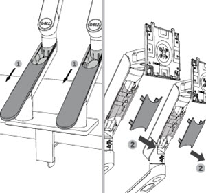 Pokrywy podajnika kabli