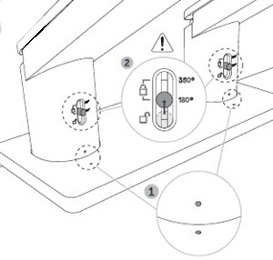 Blokada suwaka ramion