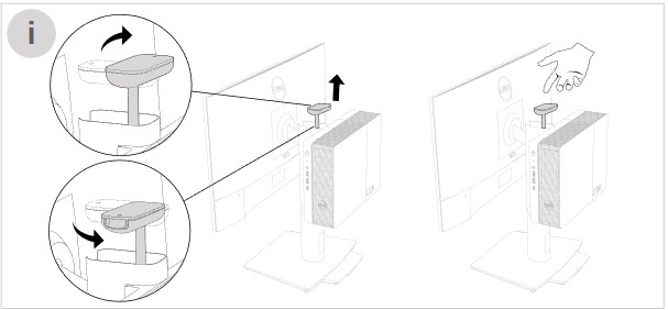 Overvåg quick release-mekanisme