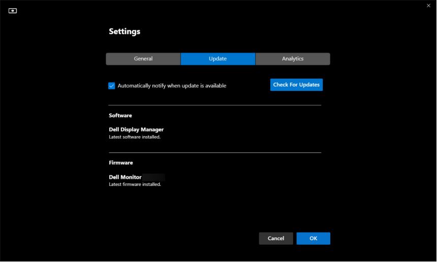 DDM2.0-fastvare og programvareoppdateringer