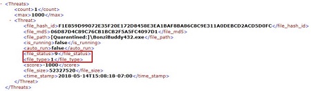 file_status and file_type
