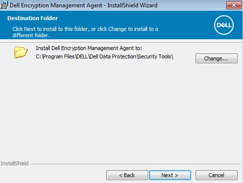 Opcja zmiany lokalizacji instalacji i przycisk Dalej