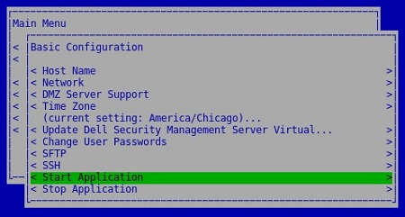 Uruchom aplikację, opcja