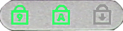 Num Lock Flashing, Caps Lock Flashing, Scroll Lock Off