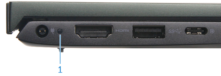 Dell Vostro 15 5515 Battery Status Light