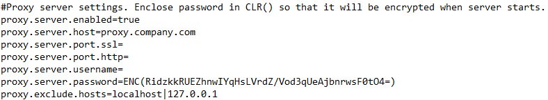 Updating the proxy server host