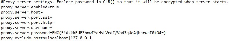 Aktualizacja włączonego serwera proxy
