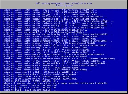 Nástroj Dell Security Management Server Virtual nereaguje