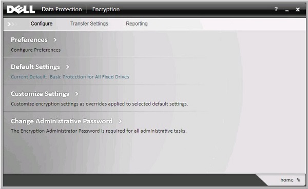 Výchozí nastavení
