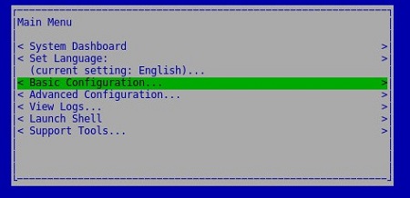 Configuration de base