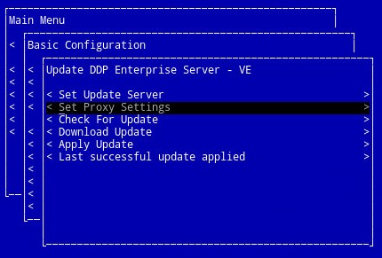 Definir configurações de proxy
