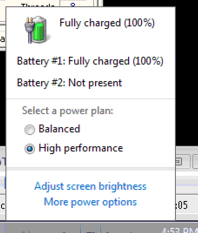 Windows Power Plan Options