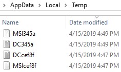 Exemplos de arquivos de log