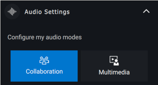 ［Audio Settings］