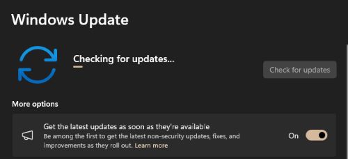 Attiva/disattiva per ottenere gli aggiornamenti più recenti non appena sono disponibili