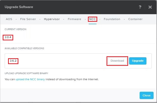 HOW16781_en_US__3Upgrade Software window