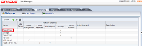 Reti di storage create