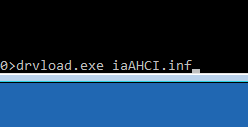 Manually loading the inf file