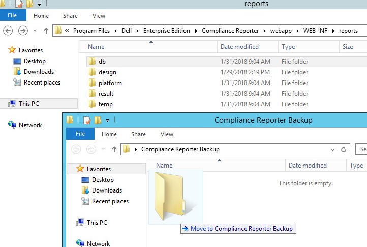 Compliance Reporter Backup