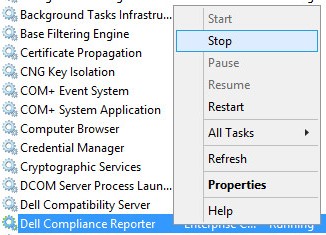 Stop Dell Compliance Reporter
